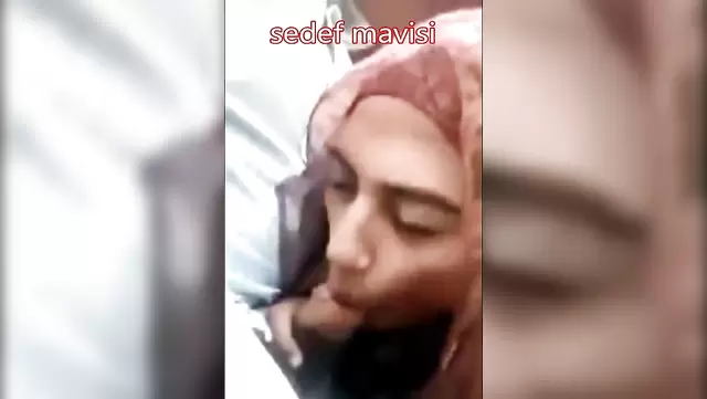 A Turkish beauty takes on a hard cock in her mouth